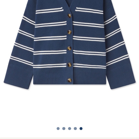 LAKE 100% cotton cardigan - Picture 2 of 9